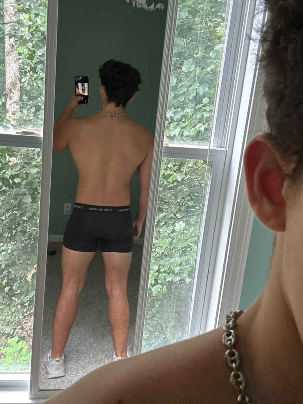Calvin Klein Black Men’s Stretch Boxer Briefs with Logo Waistband